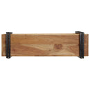 vidaXL fali polc 110x33x45 cm tömör fa akácfa