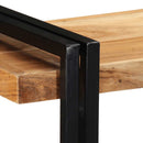 vidaXL fali polc 110x33x45 cm tömör fa akácfa