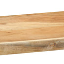 vidaXL fali polc 110x33x45 cm tömör fa akácfa