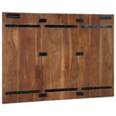 vidaXL fejtámla többszínű 120 cm tömörfa, újrahasznosított, tömör fa