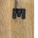 vidaXL Éjjeli szekrény 50x27x50 cm tömör durva fa mangó