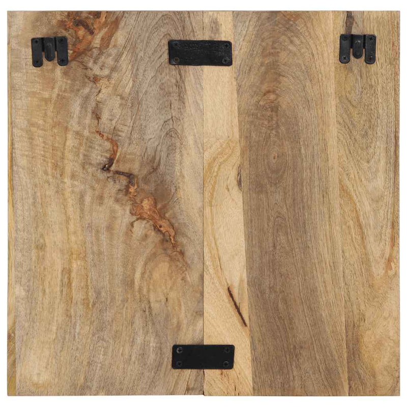 vidaXL Éjjeli szekrény 50x27x50 cm tömör durva fa mangó