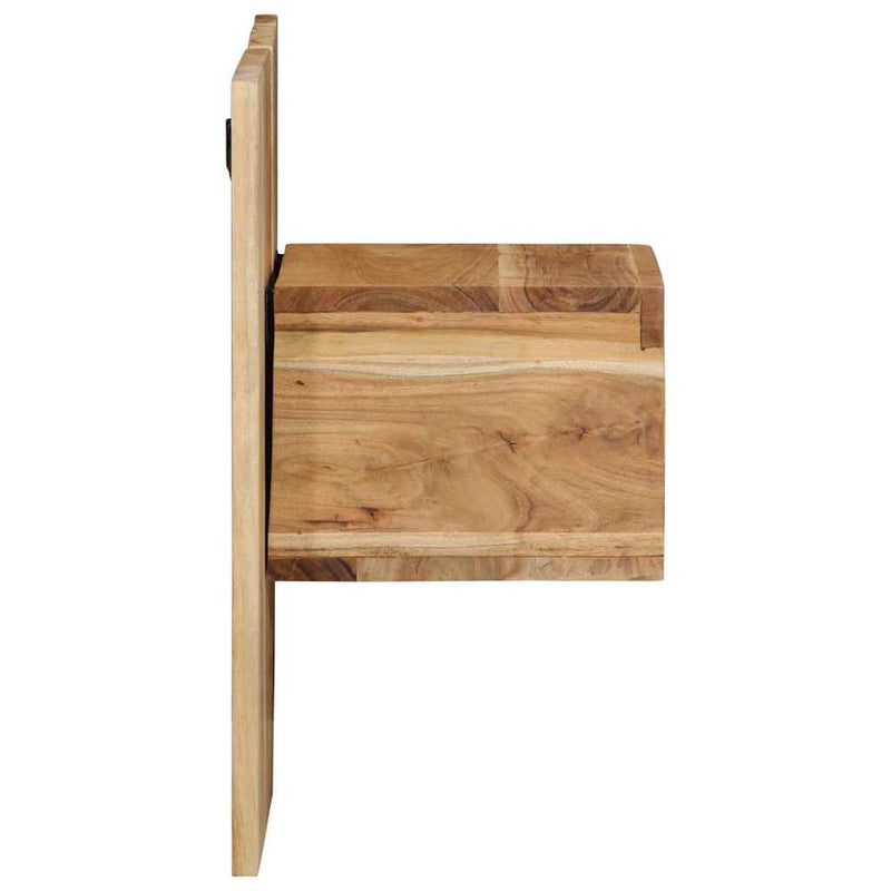vidaXL Éjjeli szekrény 50x27x50 cm tömör akácfa