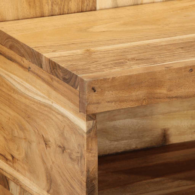 vidaXL Éjjeli szekrény 50x27x50 cm tömör akácfa