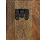 vidaXL Éjjeli szekrény többszínű 50x27x50 cm fa újrahasznosított