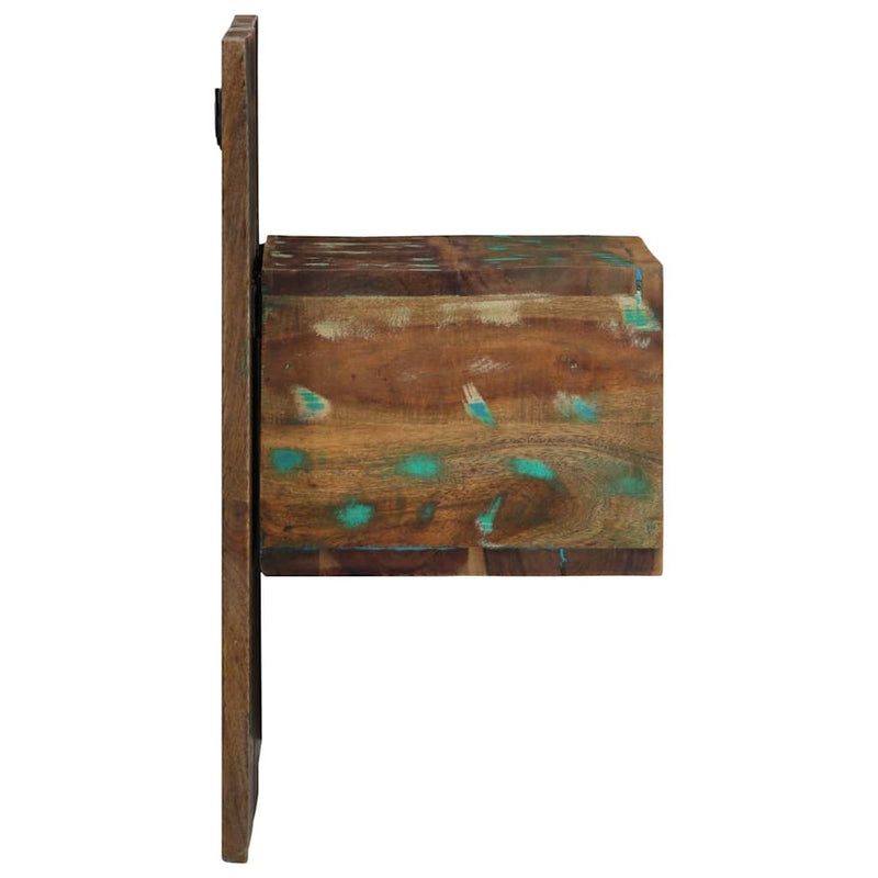 vidaXL Éjjeli szekrény többszínű 50x27x50 cm fa újrahasznosított