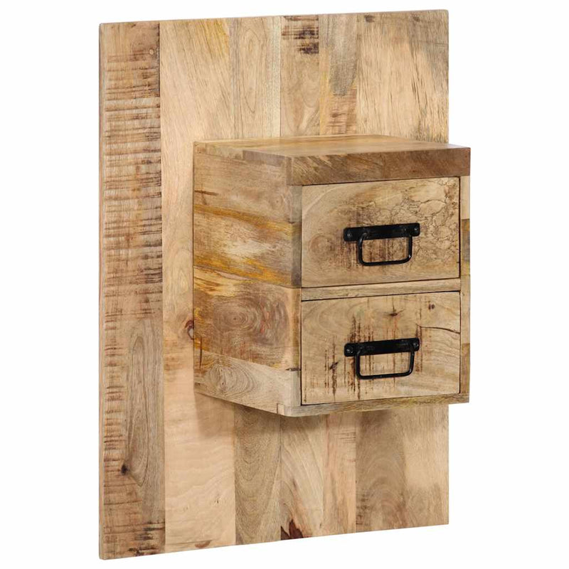 vidaXL Éjjeli szekrény 60x32x80 cm tömör durva fa mangó