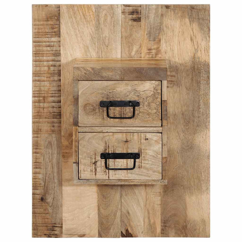 vidaXL Éjjeli szekrény 60x32x80 cm tömör durva fa mangó