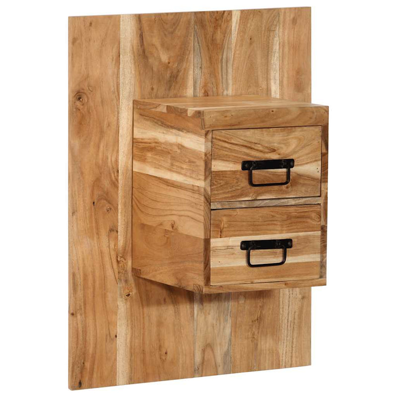 vidaXL Éjjeli szekrény 60x32x80 cm tömör akácfa