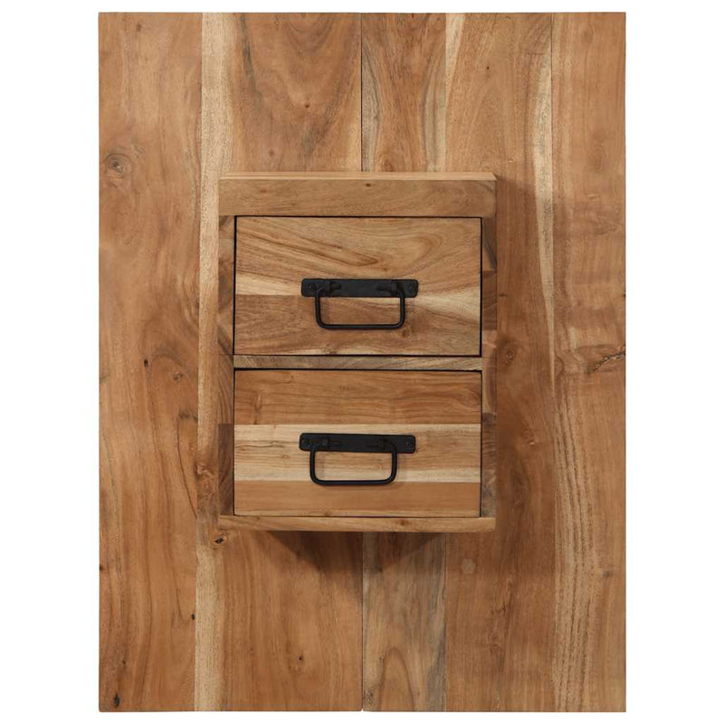 vidaXL Éjjeli szekrény 60x32x80 cm tömör akácfa