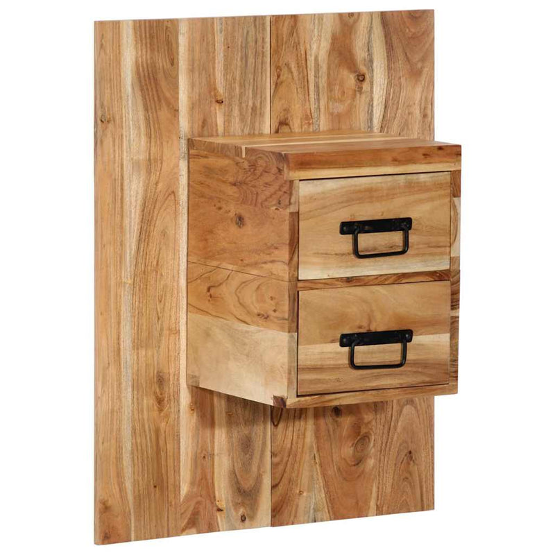 vidaXL Éjjeli szekrény 60x32x80 cm tömör akácfa