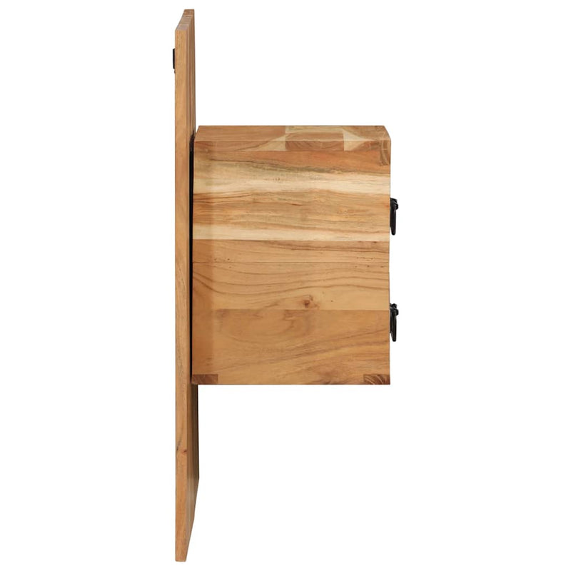 vidaXL Éjjeli szekrény 60x32x80 cm tömör akácfa