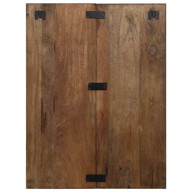 vidaXL Éjjeli szekrény Többszínű 60x32x80 cm Tömör fa újrahasznosított