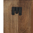 vidaXL Éjjeli szekrény Többszínű 60x32x80 cm Tömör fa újrahasznosított