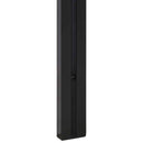 vidaXL tömör fa akác és vas fejtámla 120 cm