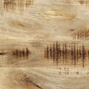 vidaXL tömör fa mangó és vas fejtámla 160 cm