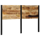 vidaXL tömör fa mangó és vas fejtámla 160 cm