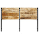 vidaXL tömör fa mangó és vas fejtámla 160 cm