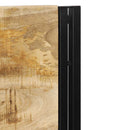 vidaXL tömör fa mangó és vas fejtámla 160 cm