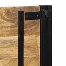 vidaXL tömör fa mangó és vas fejtámla 160 cm