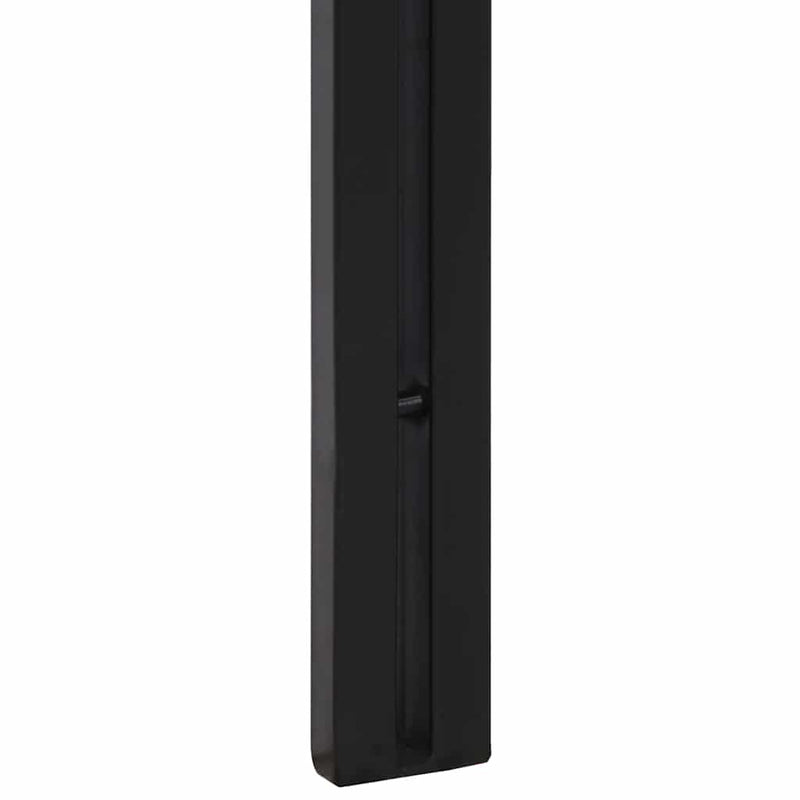 vidaXL tömör fa mangó és vas fejtámla 160 cm