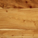 vidaXL tömör fa akác és vas fejtámla 160 cm