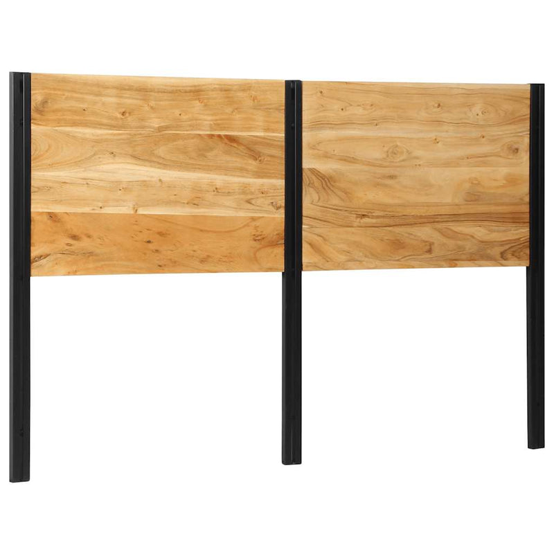 vidaXL tömör fa akác és vas fejtámla 160 cm