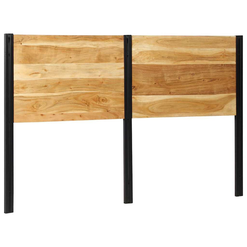vidaXL tömör fa akác és vas fejtámla 160 cm