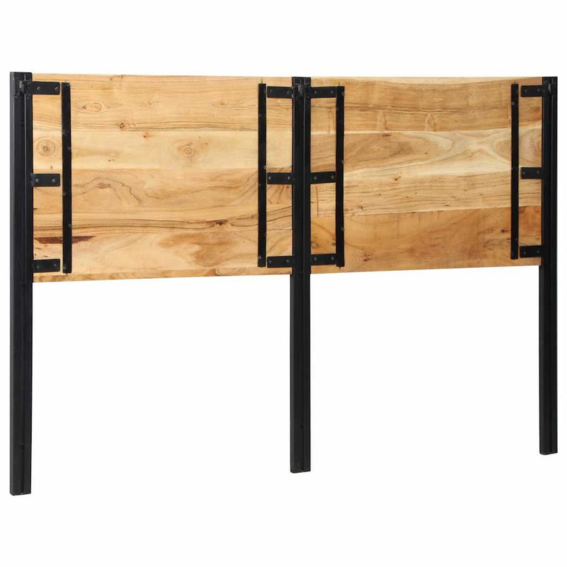 vidaXL tömör fa akác és vas fejtámla 160 cm