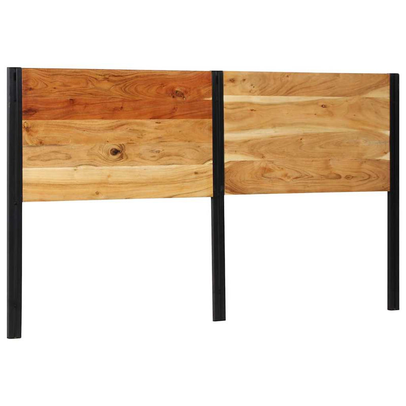 vidaXL tömör fa akác és vas fejtámla 180 cm