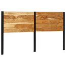 vidaXL tömör fa akác és vas fejtámla 180 cm