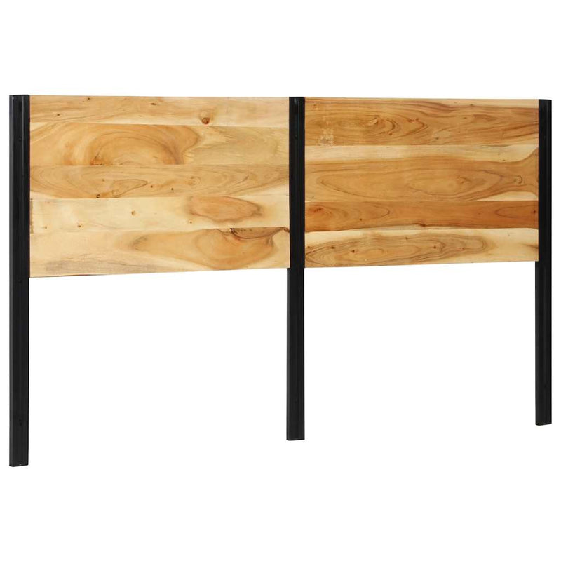 vidaXL tömör fa akác és vas fejtámla 180 cm