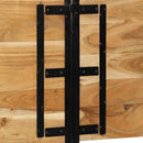 vidaXL tömör fa akác és vas fejtámla 180 cm