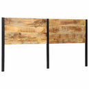 vidaXL tömör fa mangó és vas fejtámla 200 cm