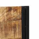 vidaXL tömör fa mangó és vas fejtámla 200 cm