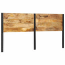 vidaXL tömör fa mangó és vas fejtámla 200 cm