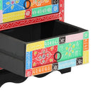 vidaXL Éjjeliszekrény fiókkal Sokszínű 40 x 35 x 45 cm tömör mangófa