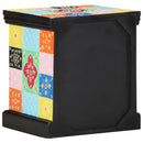 vidaXL Éjjeliszekrény fiókkal Sokszínű 40 x 35 x 45 cm Tömör Mangófát
