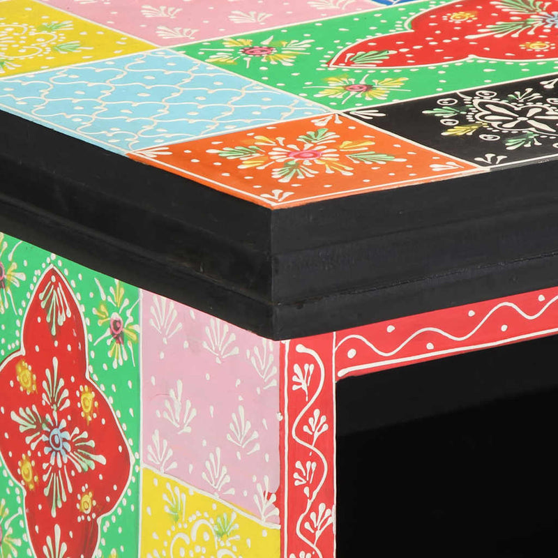 vidaXL TV Szekrény polcokkal Sokszínű 80 x 30 x 22 cm Faanyag