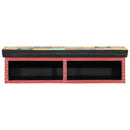 vidaXL TV szekrény polcokkal Sokszínű 80 x 30 x 22 cm Faanyag