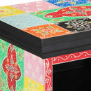 vidaXL TV szekrény polcokkal Sokszínű 100 x 30 x 22 cm Faanyag