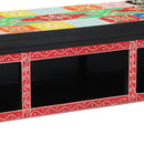 vidaXL TV szekrény polcokkal Sokszínű 100 x 30 x 22 cm Faanyag