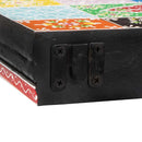 vidaXL Falpolcok Sokszínű 40 x 20 x 6 cm Tömör Mangófát