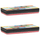vidaXL Falpolcok Sokszínű 40 x 20 x 6 cm Tömör Mangófát