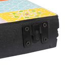 vidaXL Falpolcok Sokszínű 60 x 20 x 6 cm Tömör Mangófát