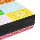 vidaXL Falpolcok Sokszínű 100 x 20 x 6 cm Tömör Mangófát