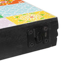 vidaXL Falpolcok Sokszínű 100 x 20 x 6 cm Tömör Mangófát