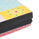 vidaXL Falpolcok 3 pcs Sokszínű 100 x 20 x 6 cm Tömör Mangófát