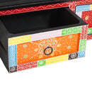 vidaXL TV-szekrény fiókkal Sokszínű 100 x 30 x 24 cm Tömör mangófa