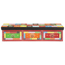 vidaXL TV szekrény fiókkal Sokszínű 100 x 30 x 24 cm Tömör mangófa